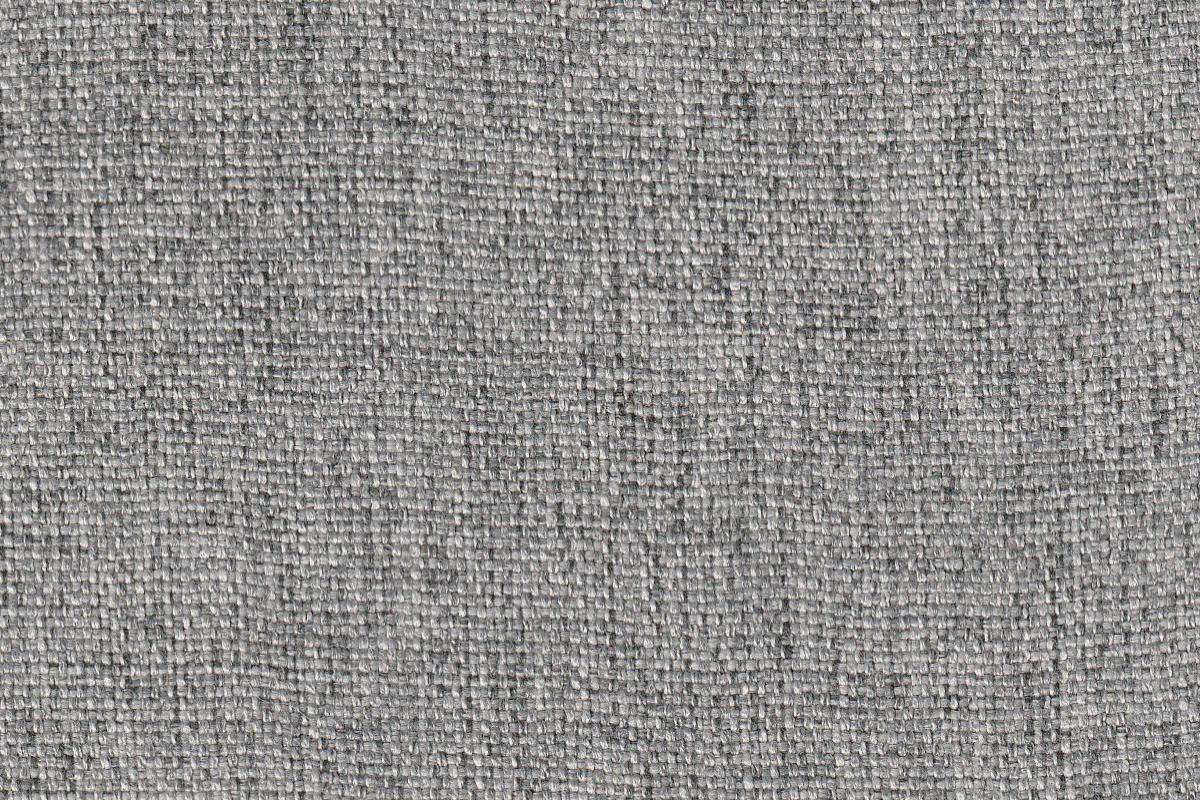 Closeup of a woven grey fabric texture with a subtle heathered effect perfect for upholstery projects
