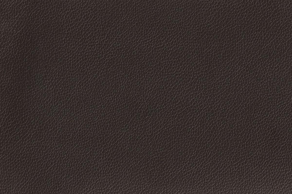 Dark brown textured leather swatch for upholstery