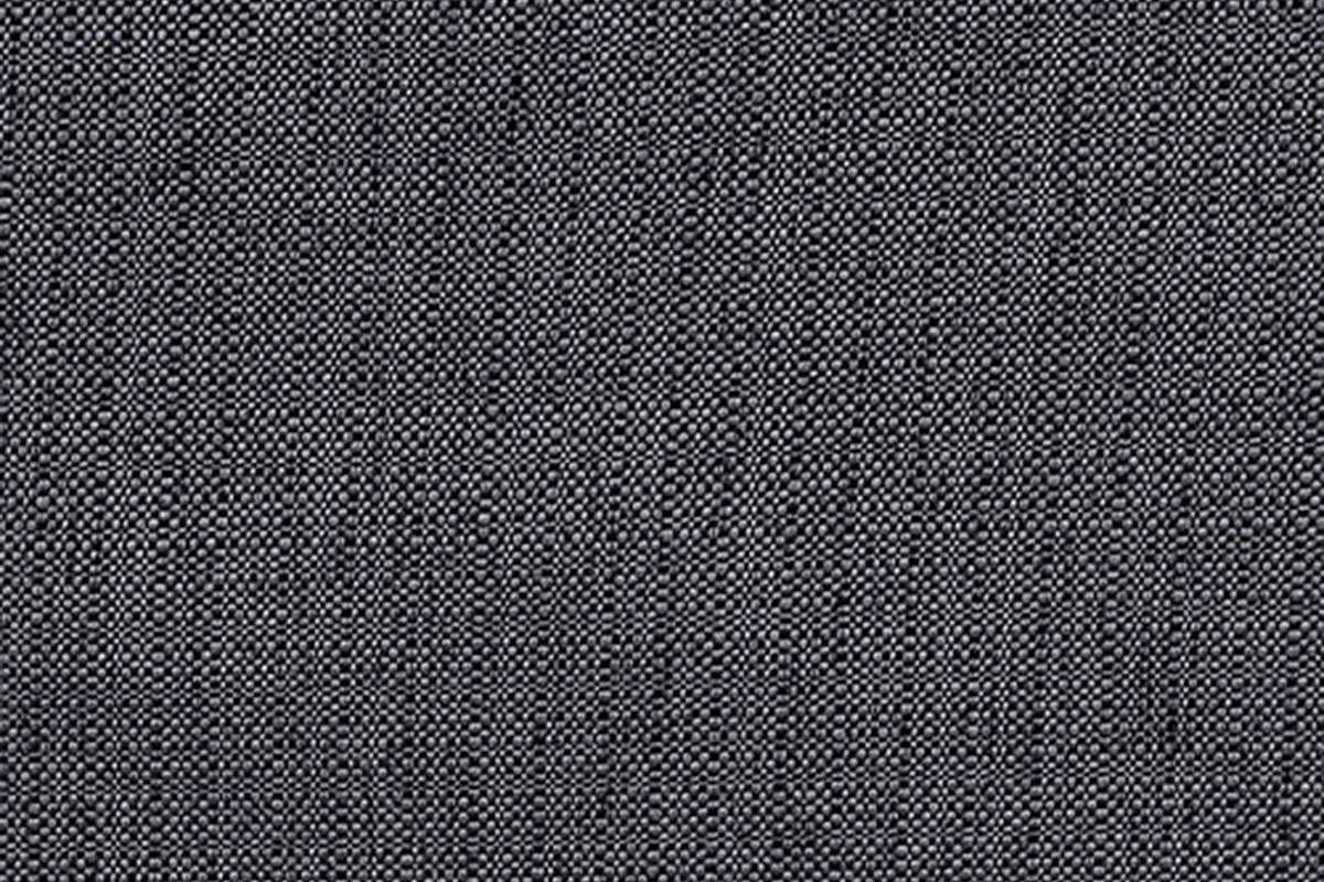 Closeup texture of dark grey woven fabric with a subtle pattern