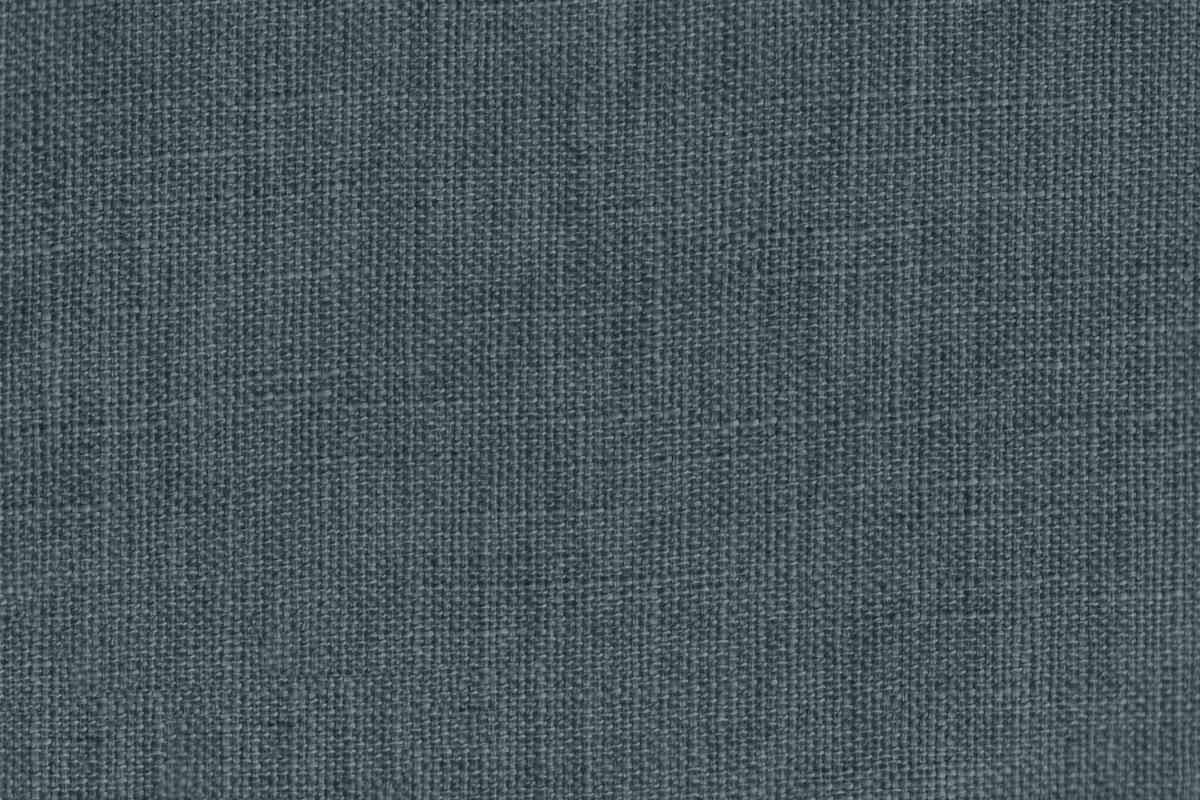 Textured greyblue linen fabric swatch for upholstery and decor