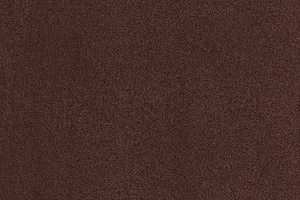 Rich brown faux leather swatch with a subtle textured finish