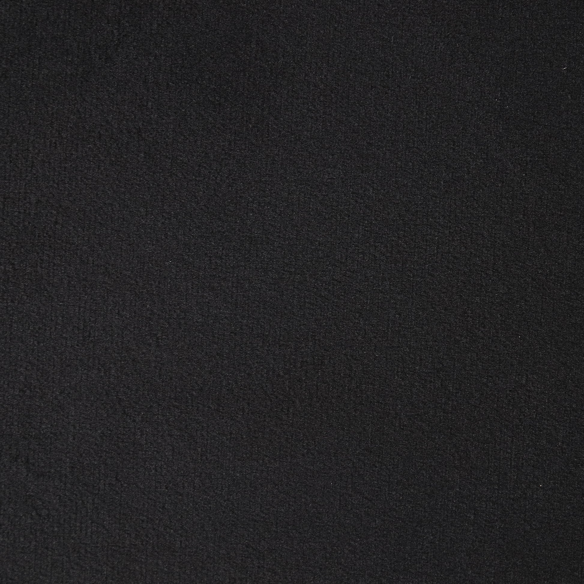 Black velvet fabric swatch with subtle texture perfect for upholstery