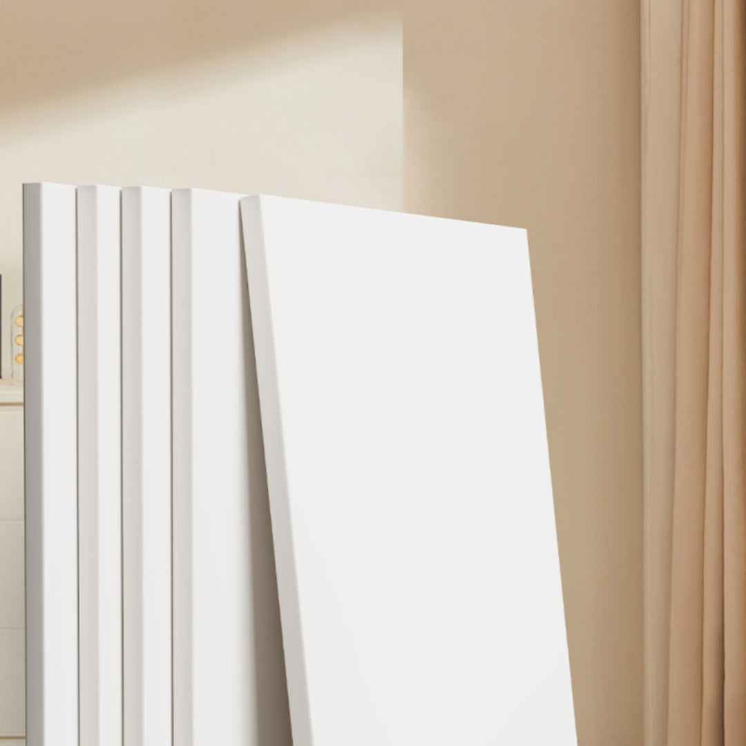 White textured decorative panels stacked ideal for modern wall art