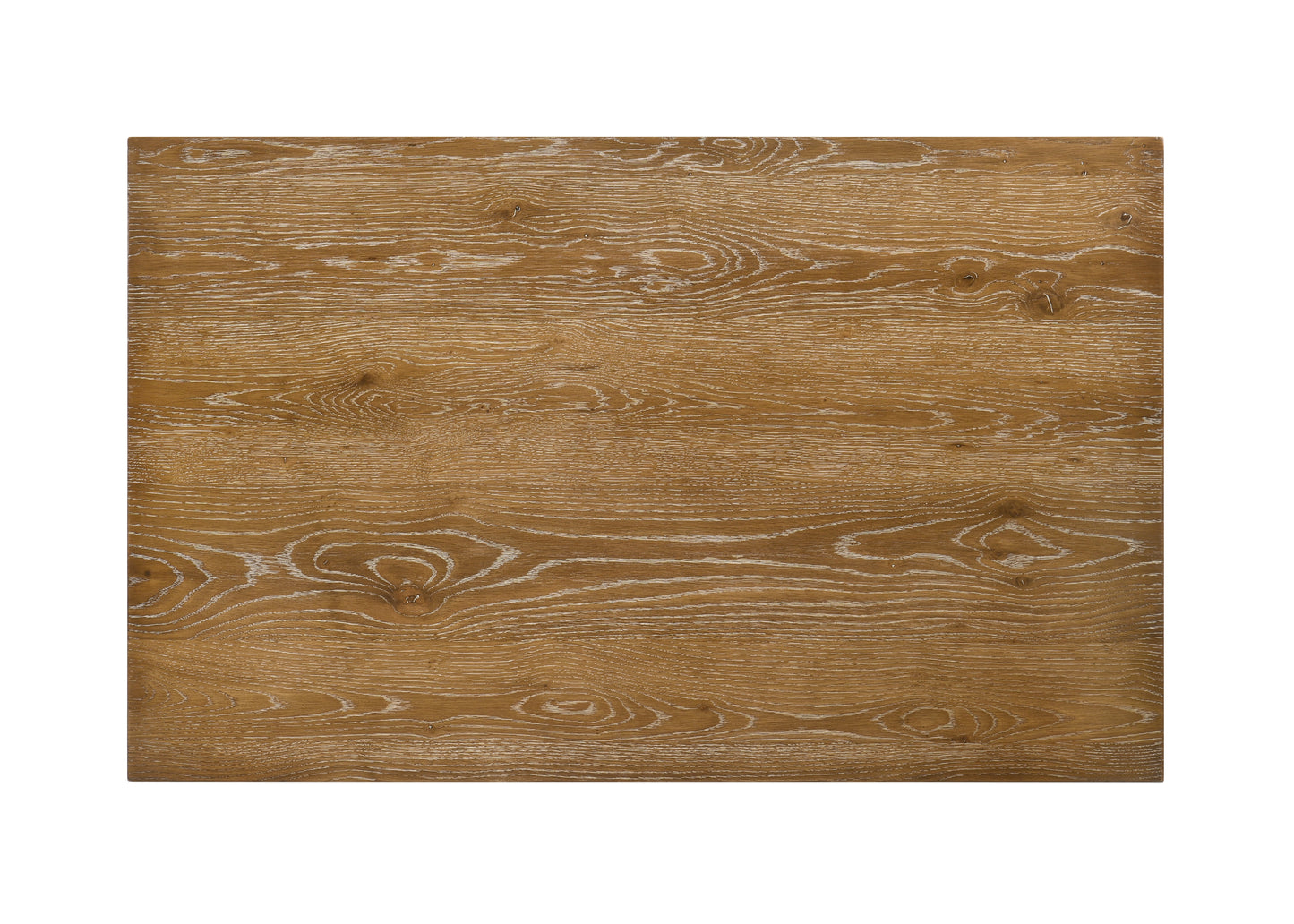 Rustic oak wood grain tabletop natural brown with white wash finish