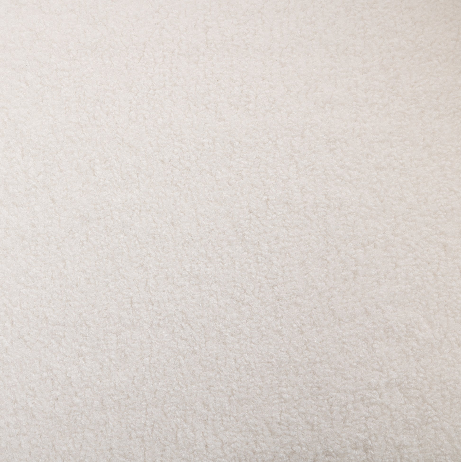 Creamy white sherpa fabric texture soft and cozy for blankets and apparel