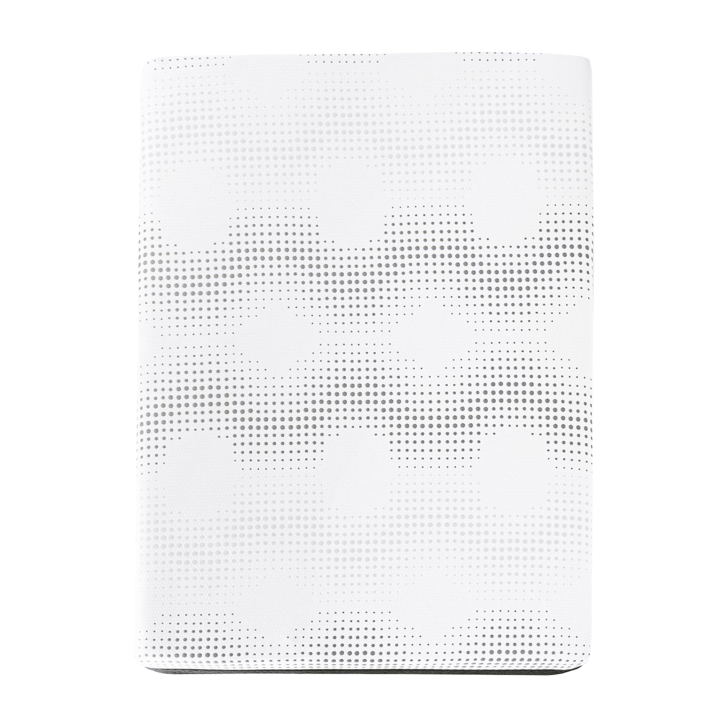 White and grey abstract dot pattern modern pillow for sofa decor