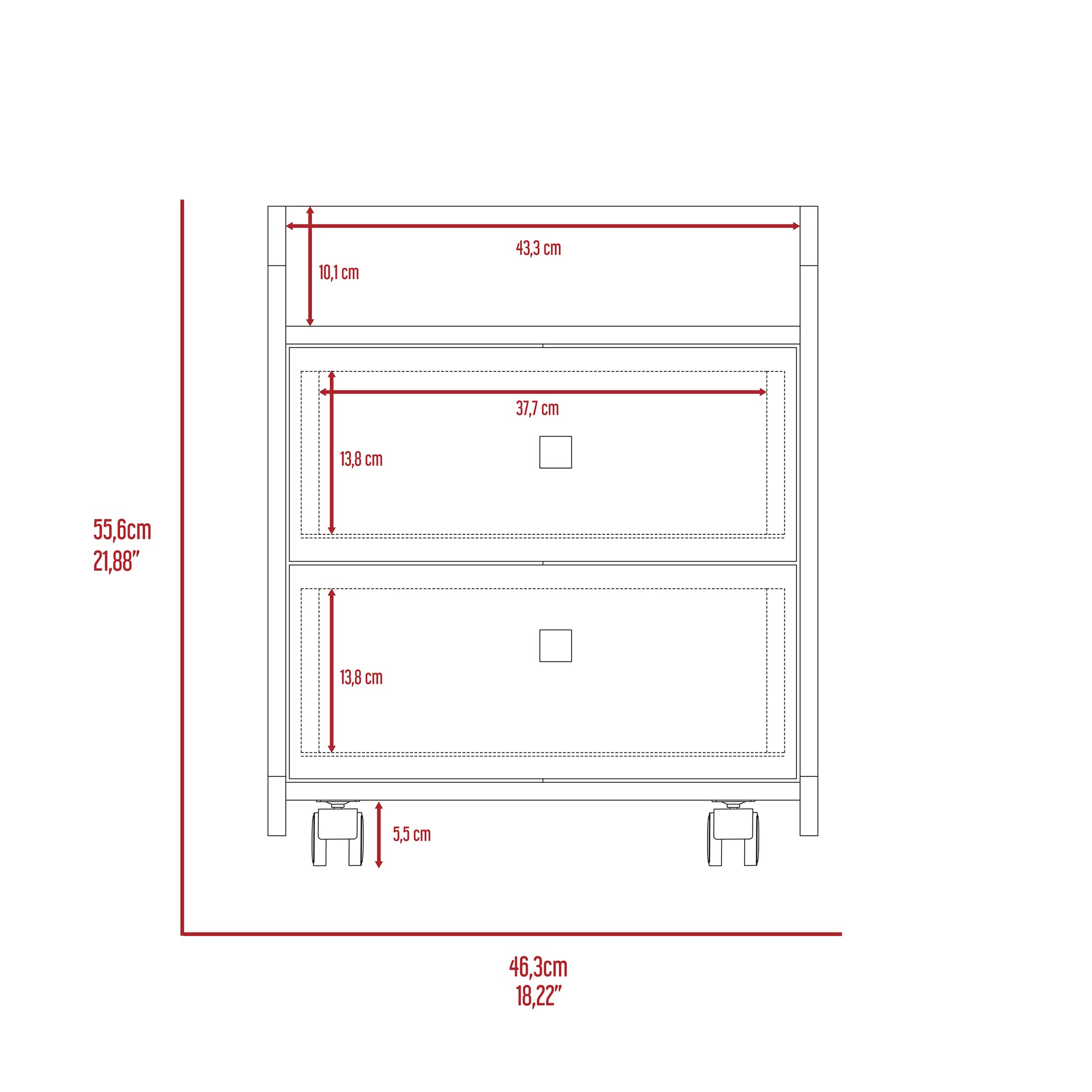 Product dimensions diagram cm height cm width cm depth
