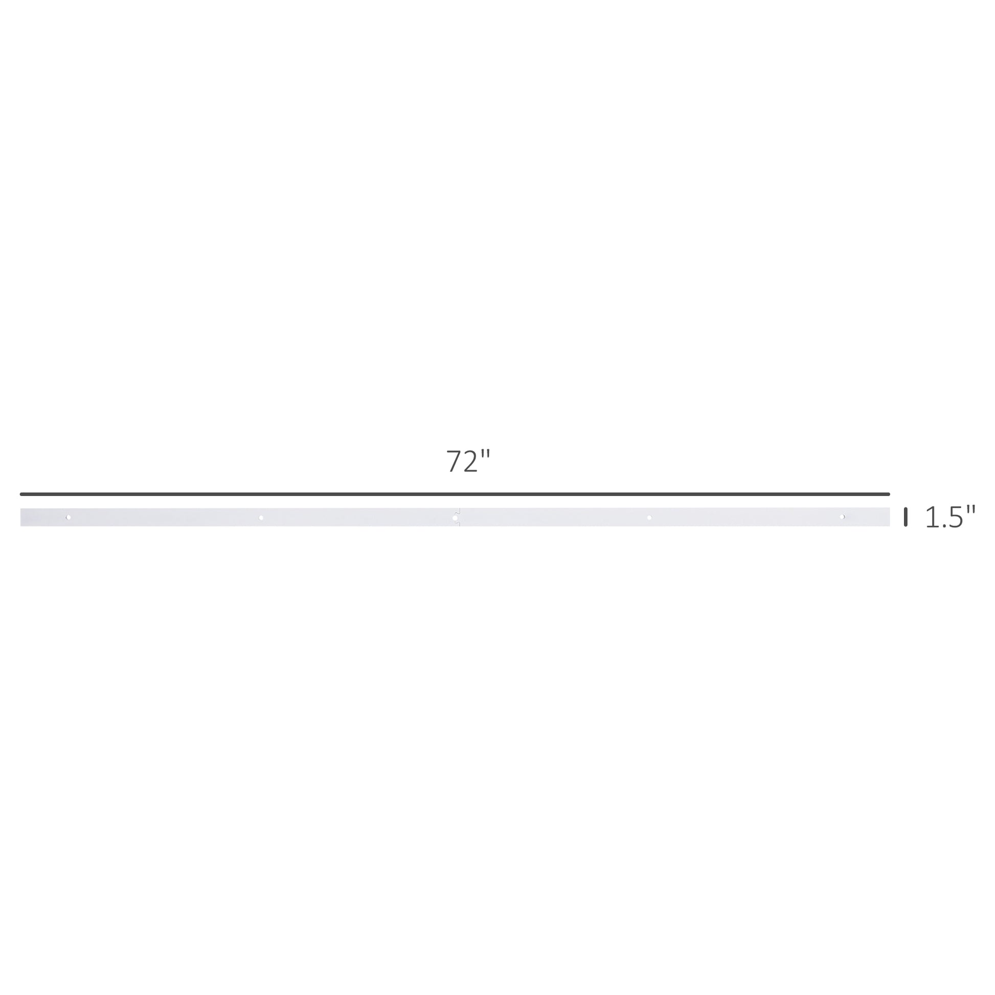 inch metal curtain rod with mounting hardware