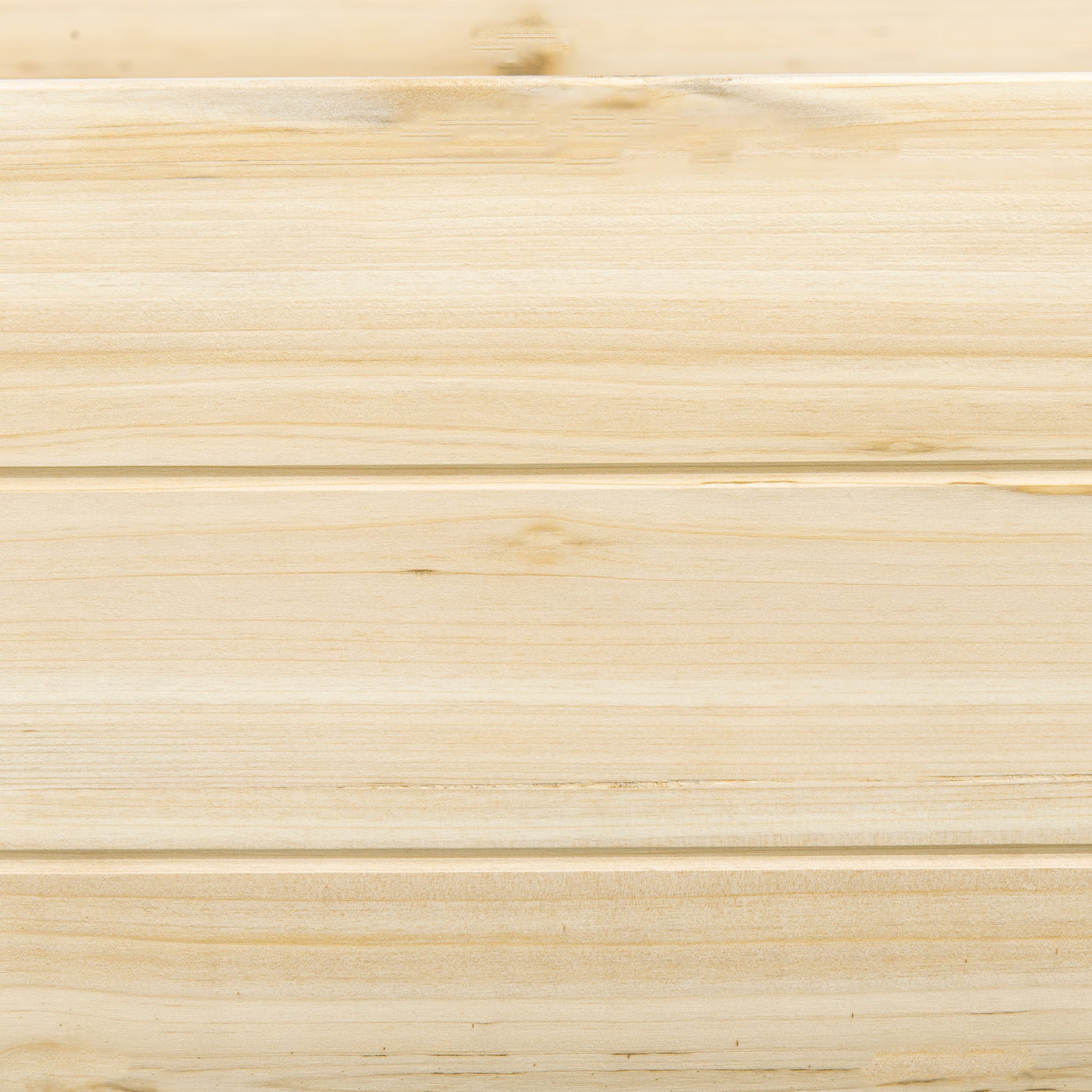 Lightcolored pine wood paneling with horizontal planks natural grain detail