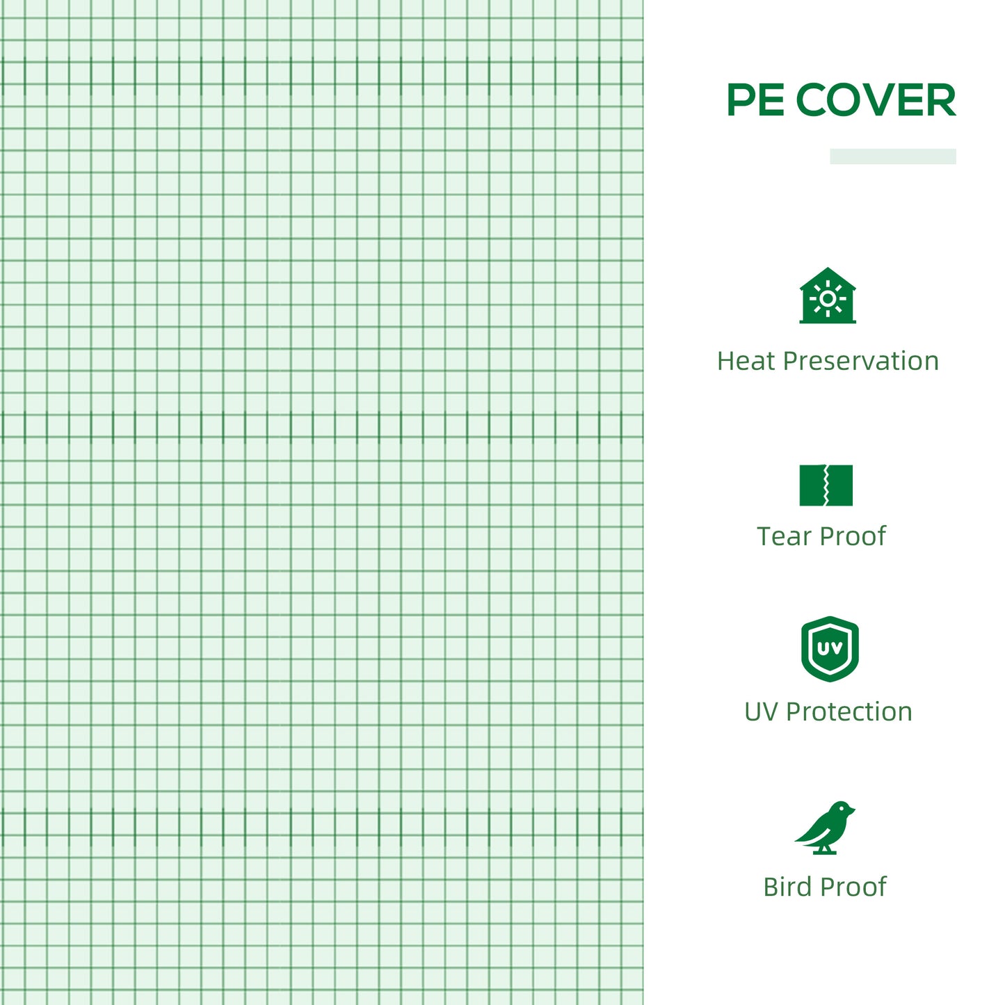 PE Cover with heat preservation for greenhouses and gardens