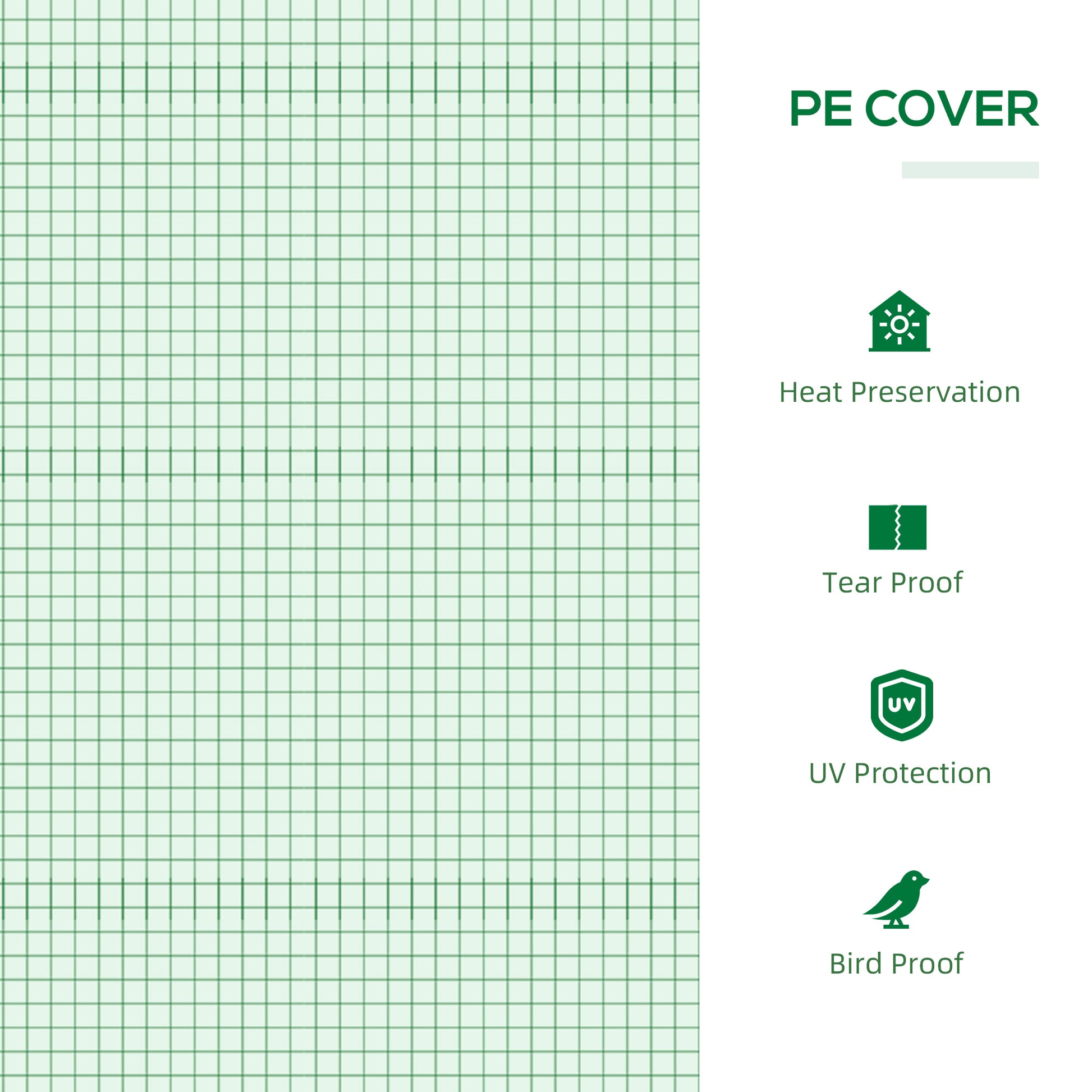 PE Cover with heat preservation for greenhouses and gardens