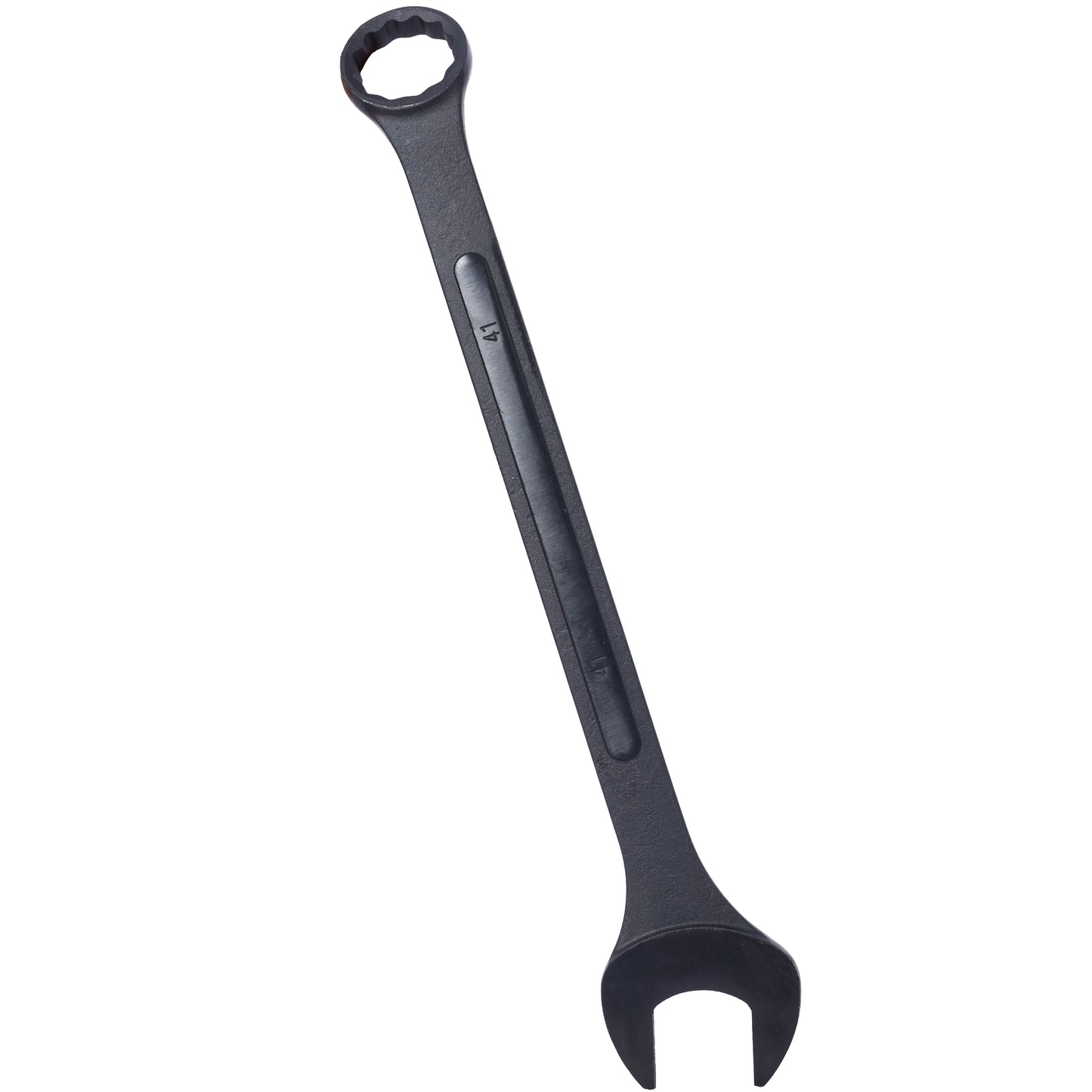 Black steel combination wrench mm size for automotive and industrial use