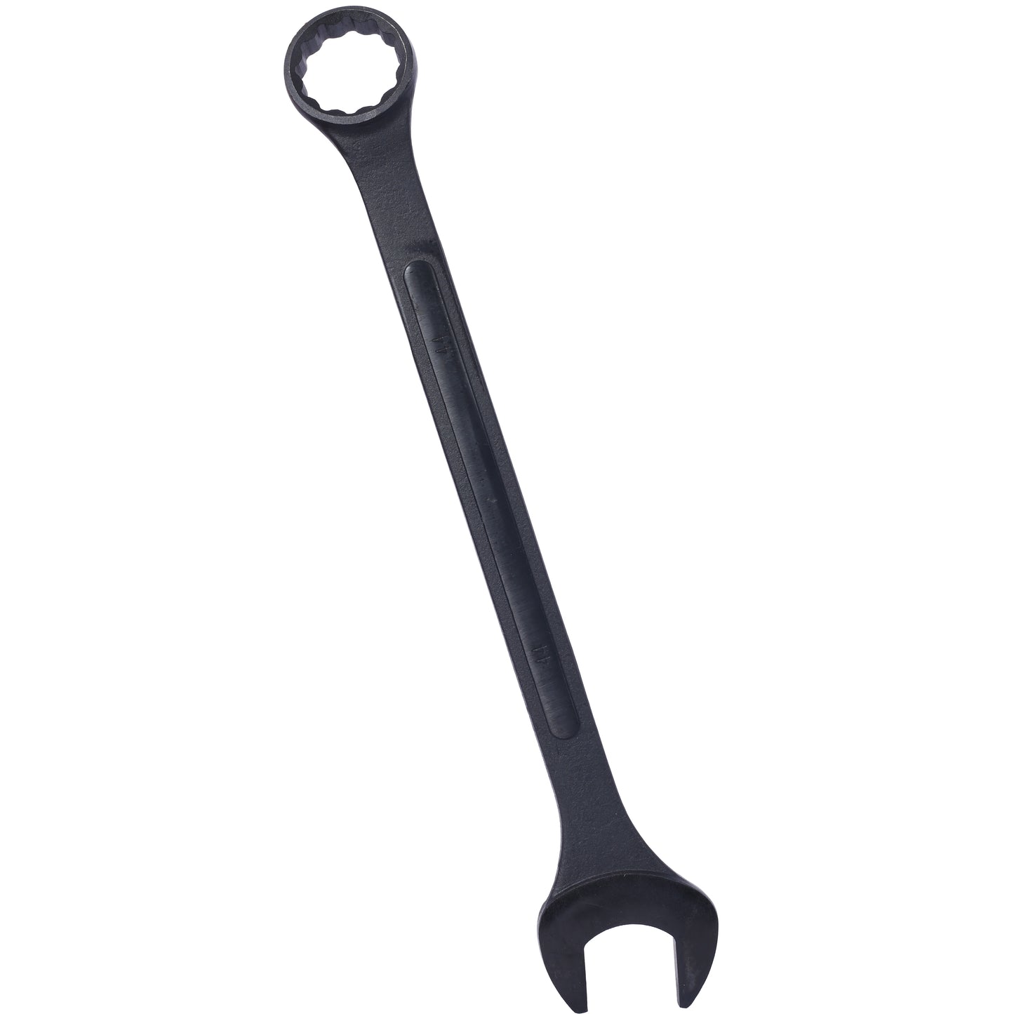 Heavyduty black combination wrench with mm size for industrial use