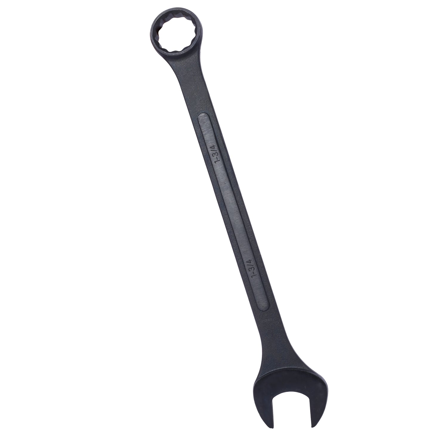 Matte black combination wrench  inch size for mechanics and DIYers