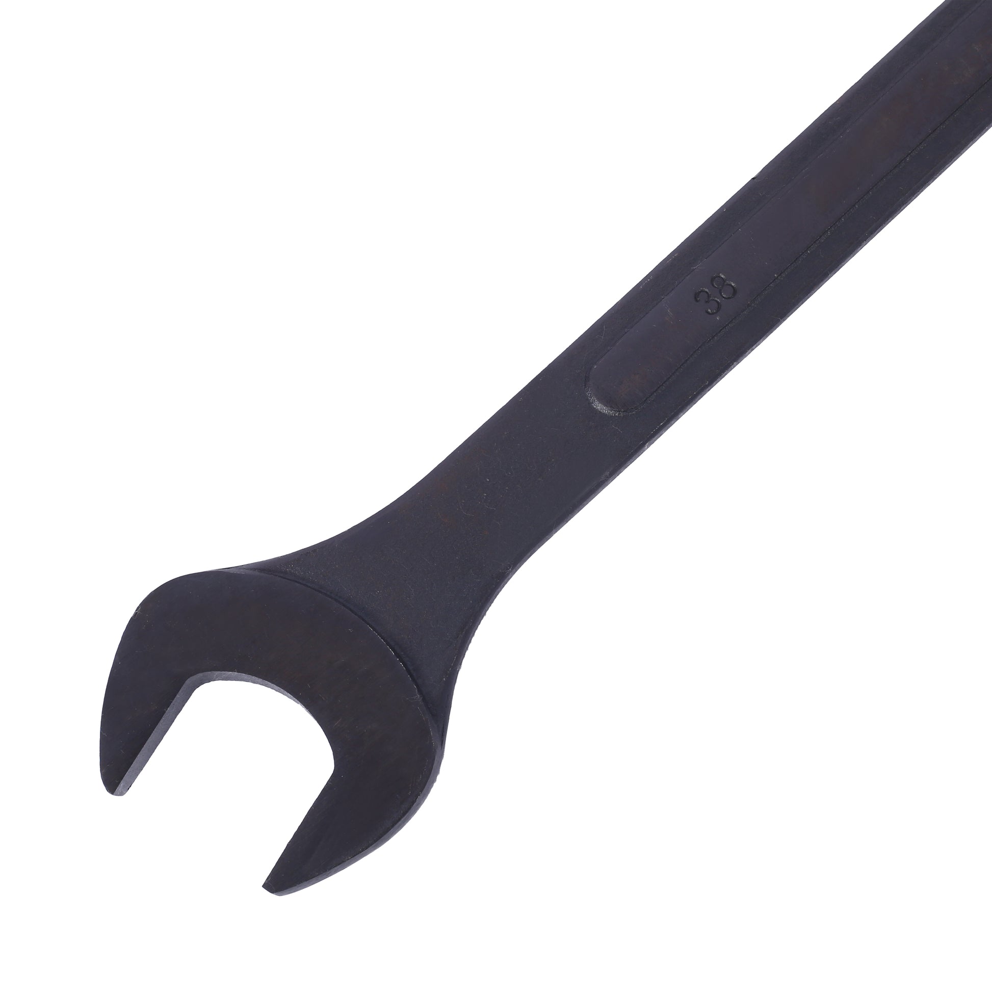 Black forged steel openend wrench size mm for heavyduty use