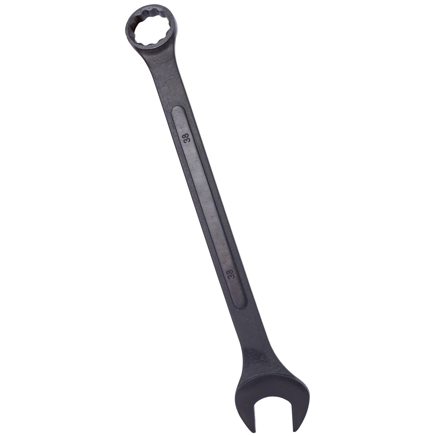Heavyduty black steel combination wrench mm size for mechanical repairs