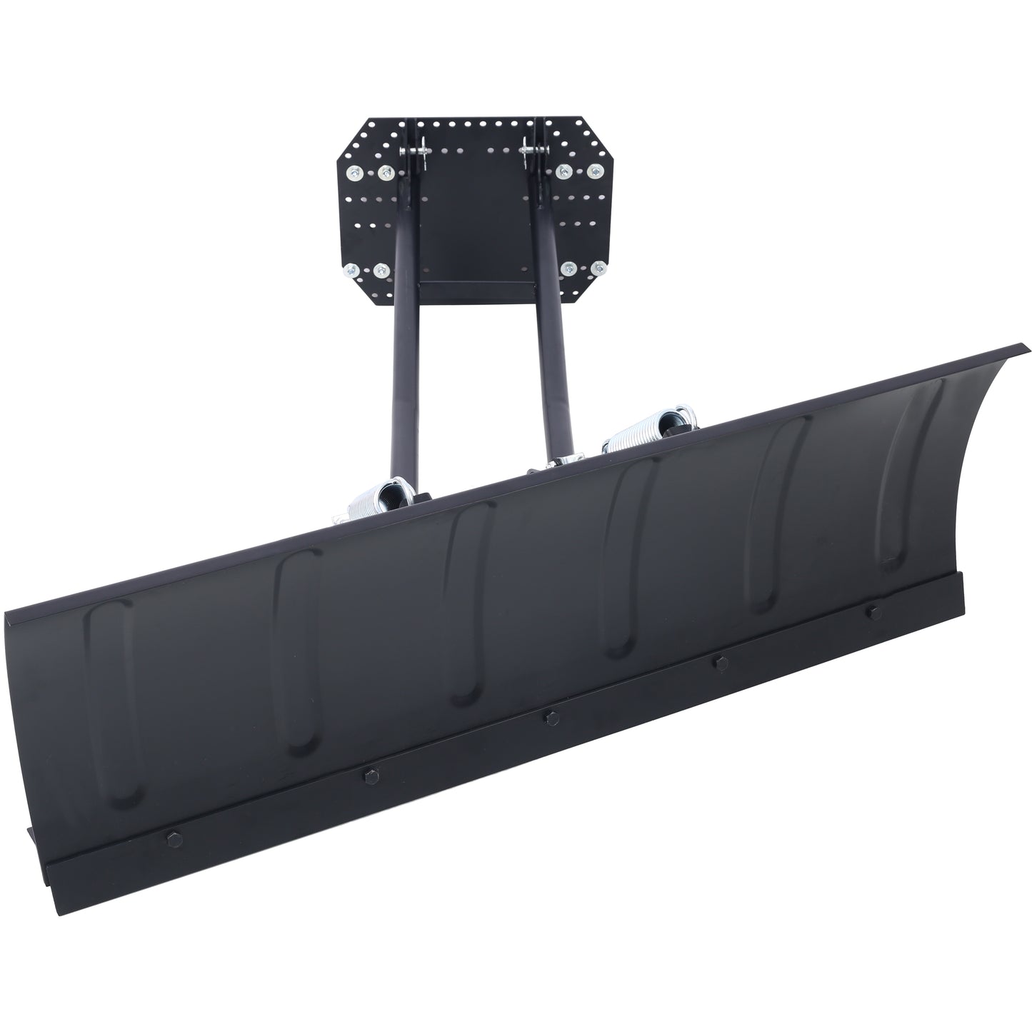 Heavyduty black metal snow plow blade with adjustable mounting bracket