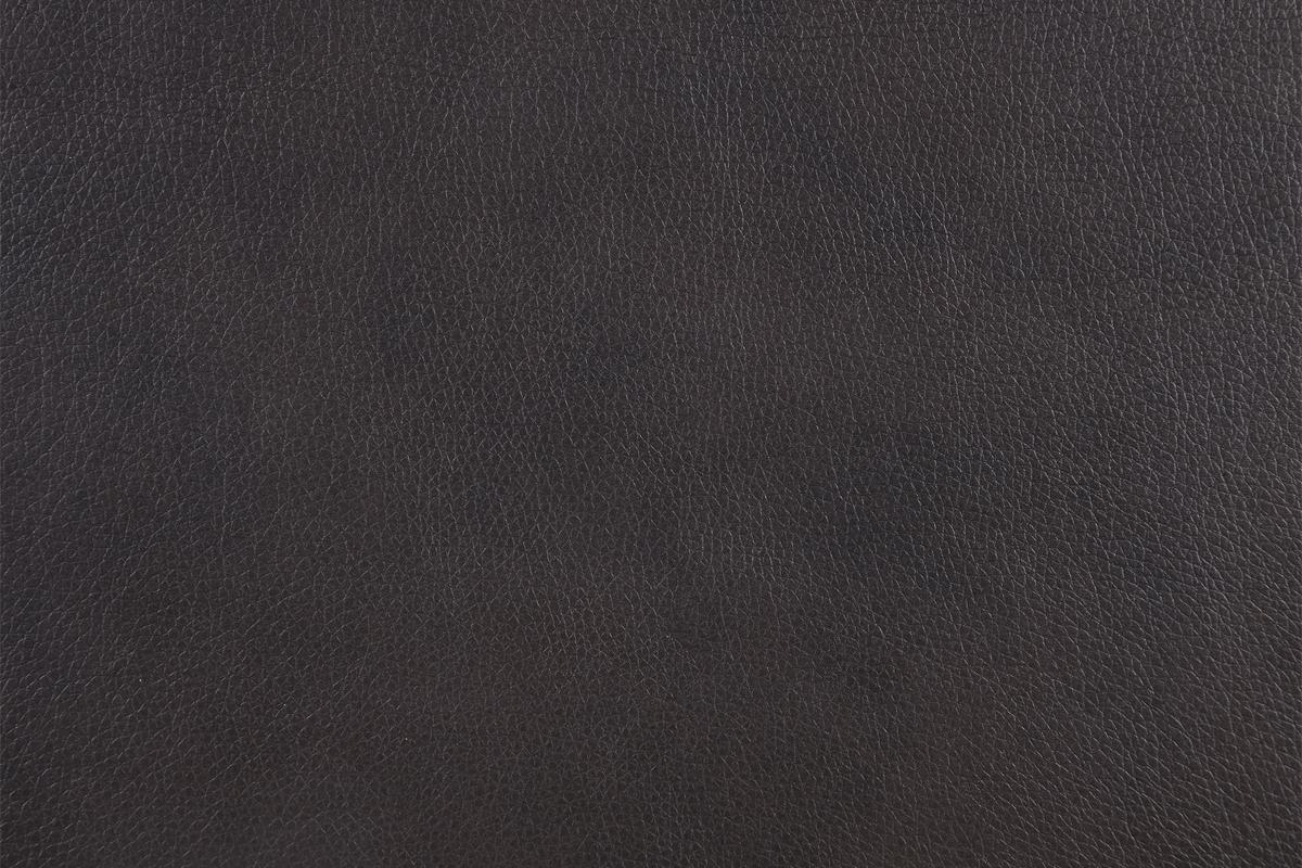 Textured dark brown leather swatch for upholstery and fashion projects
