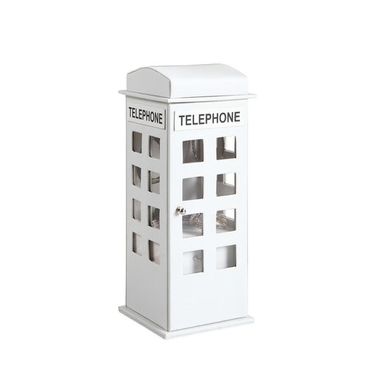 White telephone booth jewelry box