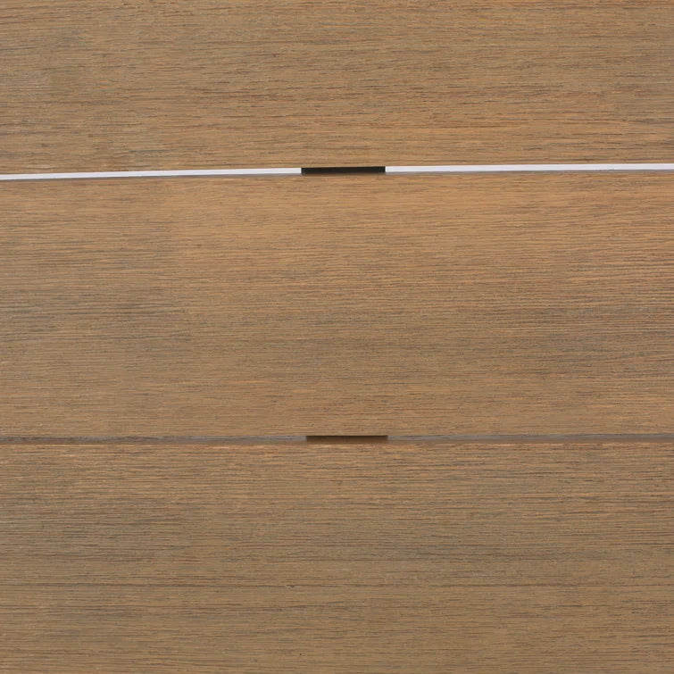 Closeup of weathered brown wood planks with visible grain