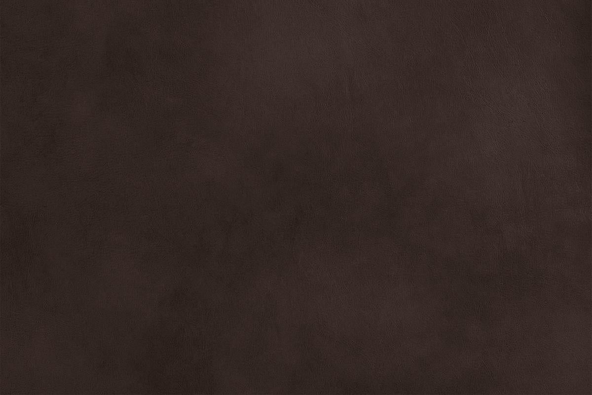 Rich brown vegan leather upholstery fabric with subtle texture