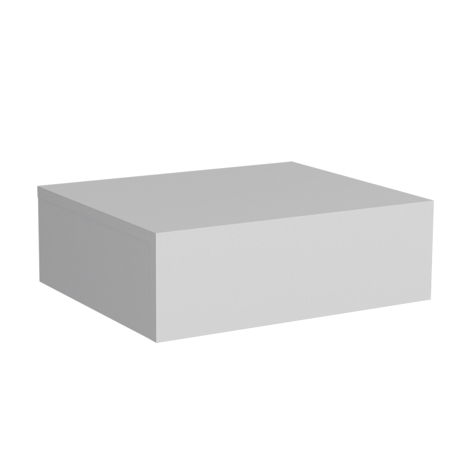Minimalist white storage box clean design ideal for home organization