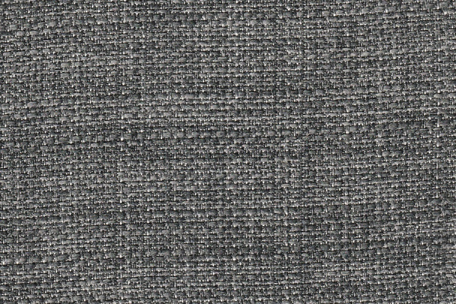 Closeup of textured charcoal grey woven fabric ideal for upholstery projects