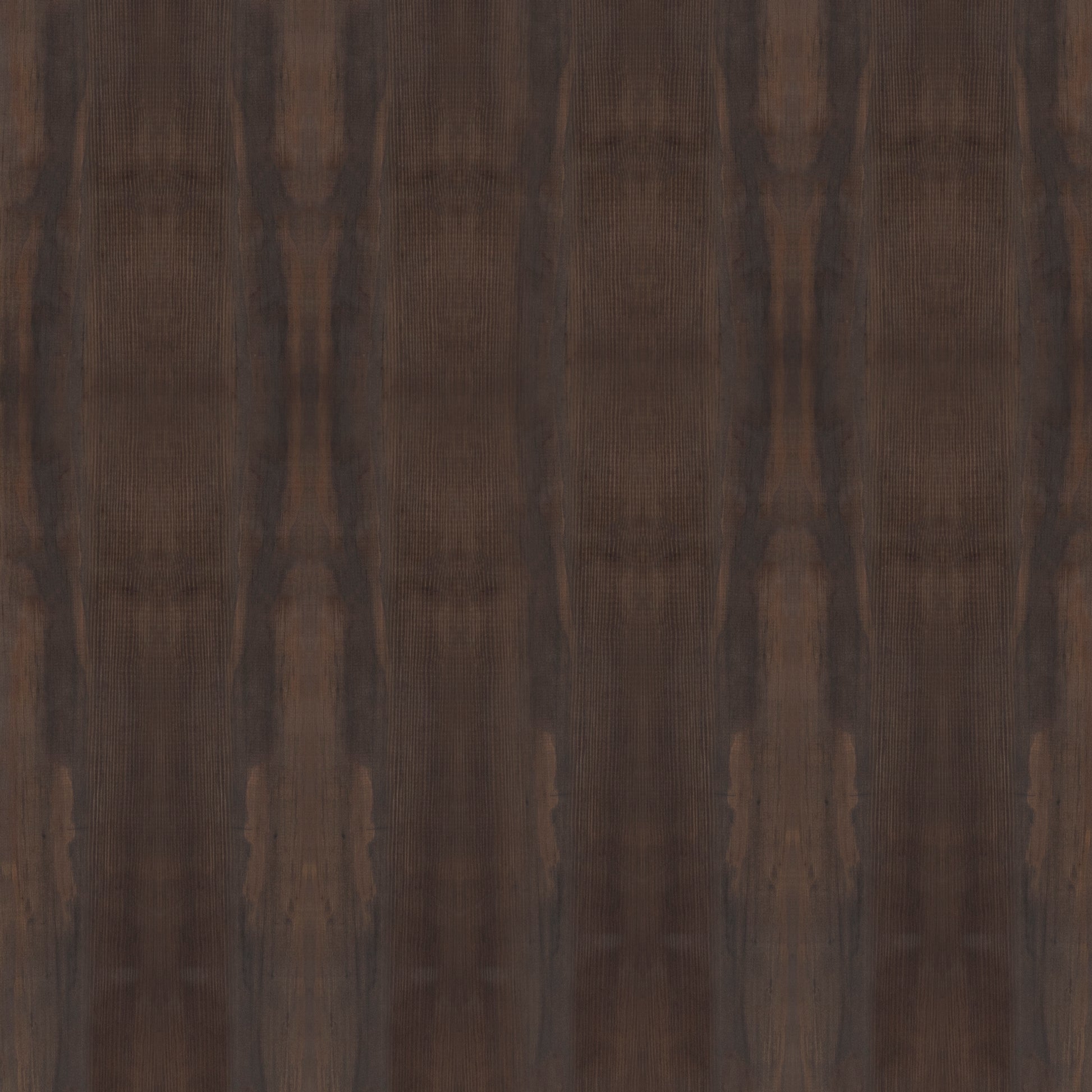 Dark oak veneer sample with prominent vertical grain perfect for furniture