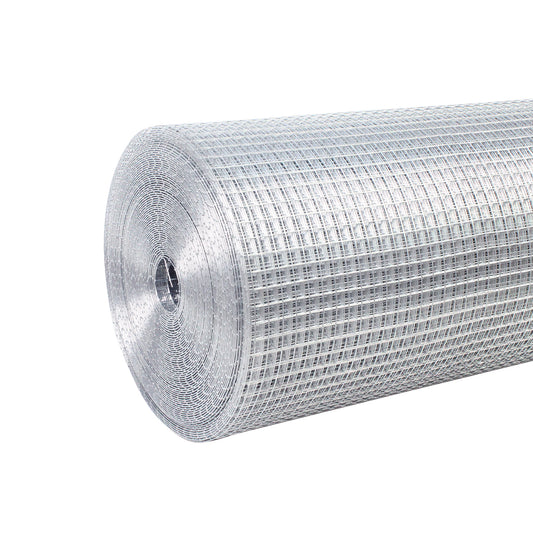 Galvanized welded wire mesh roll for garden fencing construction and animal enclosures