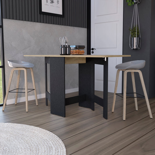Modern grey bar stool with wooden legs perfect for kitchen counters