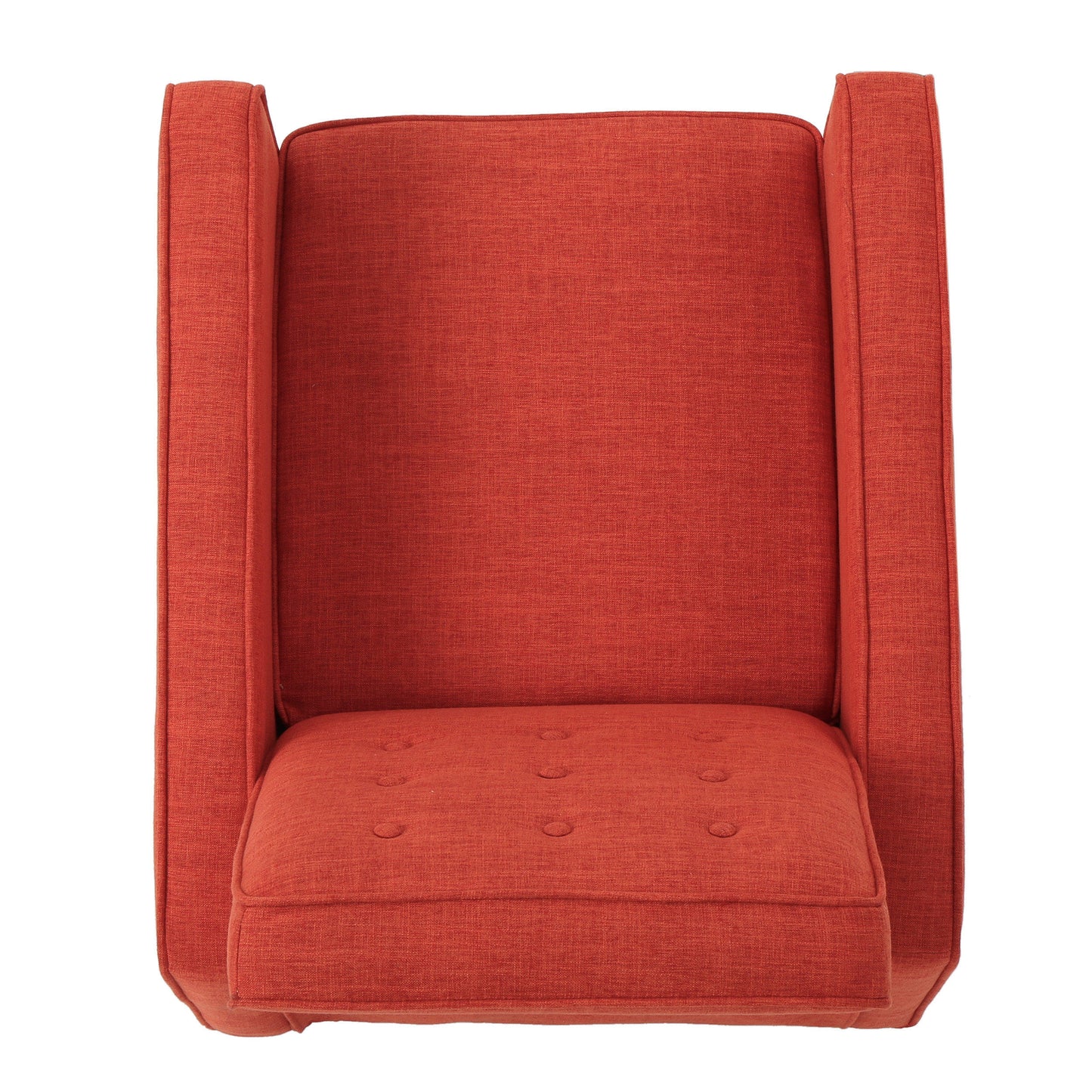 TREATLIFE HOME Polyester Recliner with Modern Mid Century Style, Orange