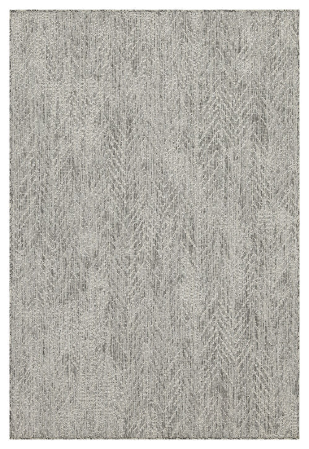Geometric chevron pattern grey indoor rug woven texture for living room