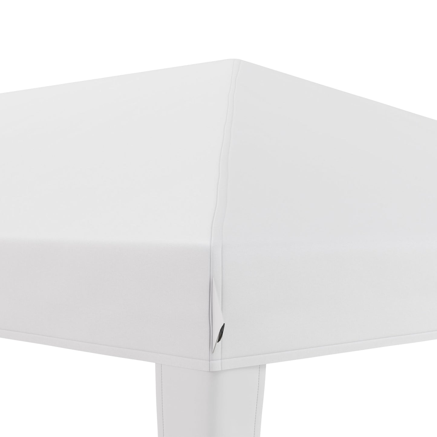 White fitted sheet with deep pockets for comfort and ease of use