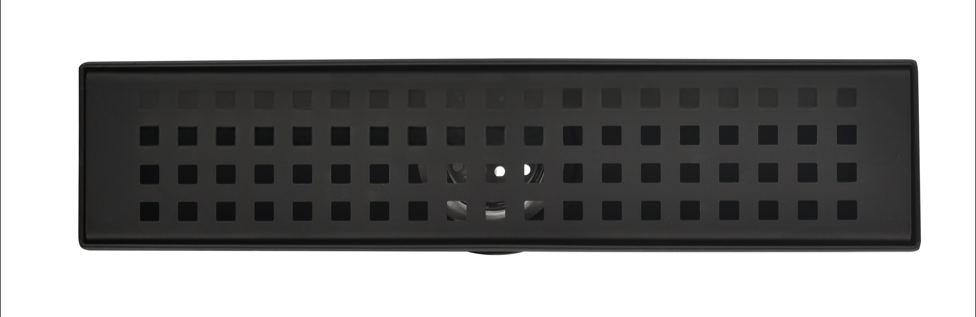 Black metal media server chassis with perforated top grille compact design