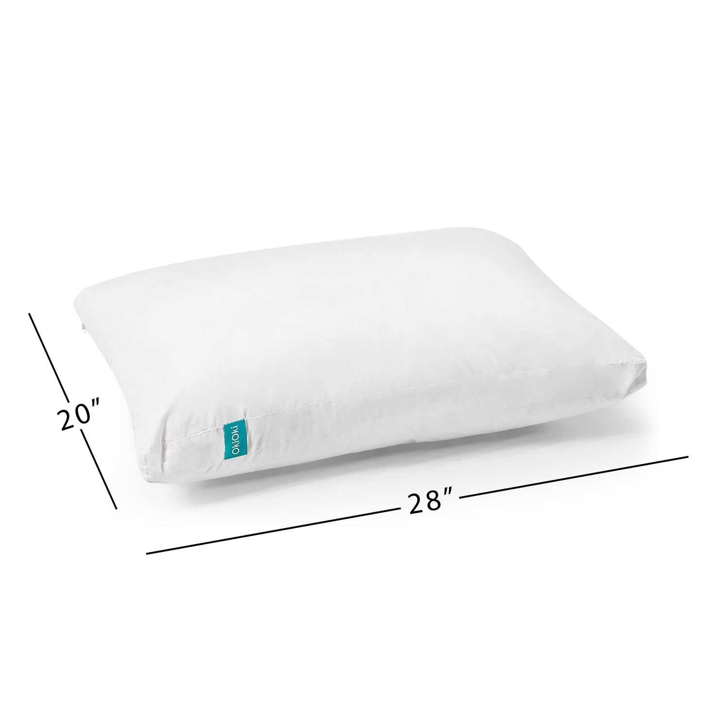 White queen pillow  x  inches soft and plush for comfortable sleep