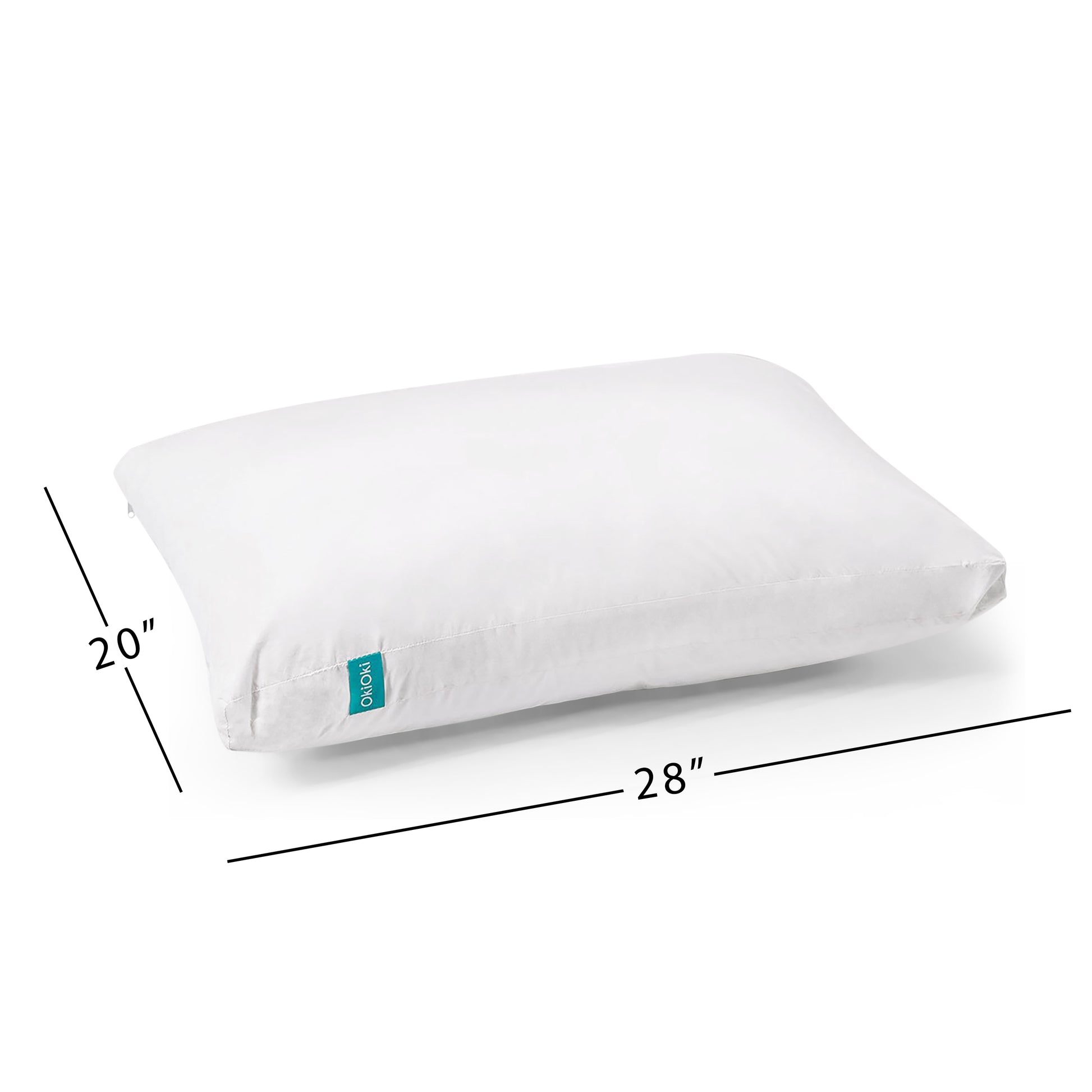 White queen pillow  x  inches soft and plush for comfortable sleep