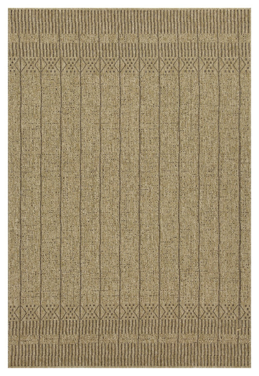 Textured tan fabric with subtle vertical stripe pattern