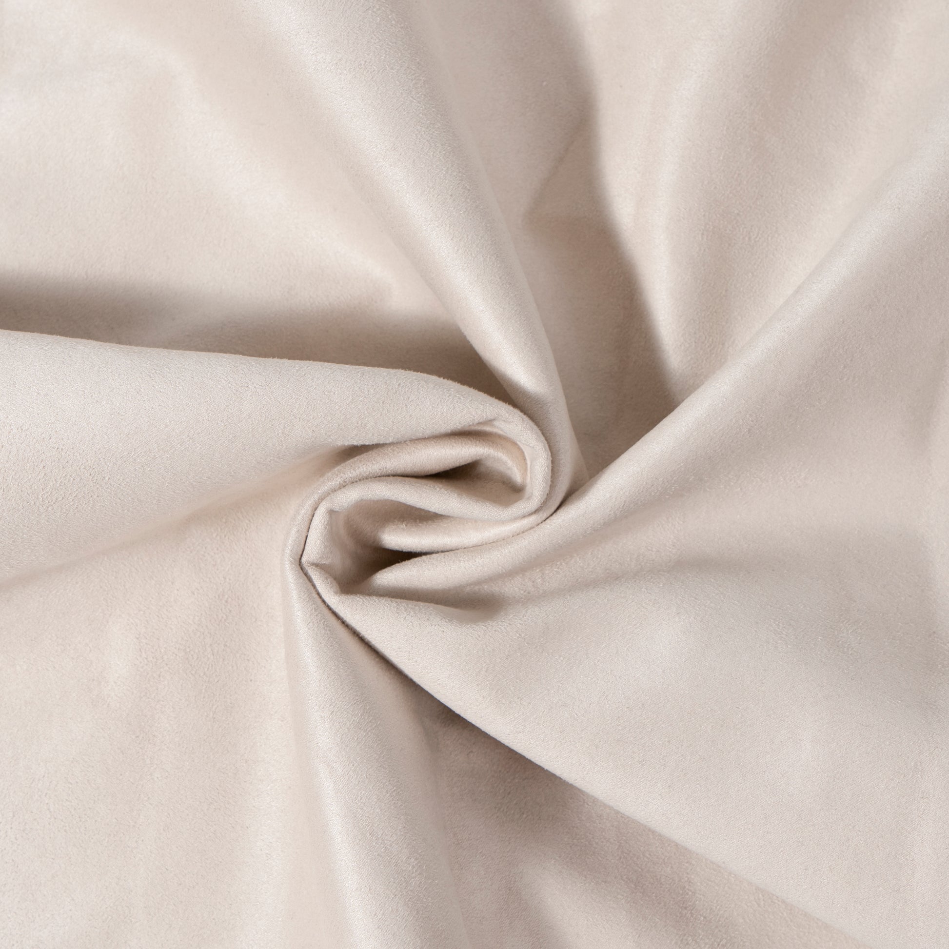 Beige suede fabric texture with soft folds