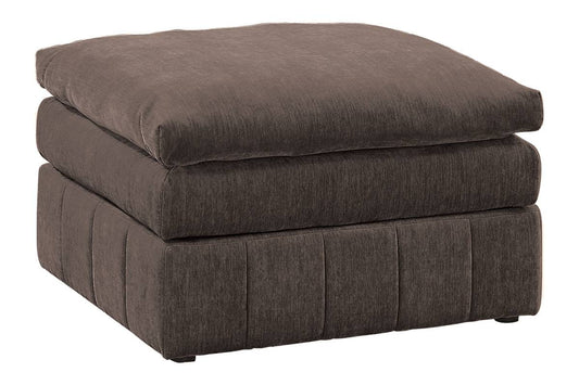 TREATLIFE HOME Contemporary Modular Ottoman Chair for Living Room, Plush Suede Fabric, Mink Color