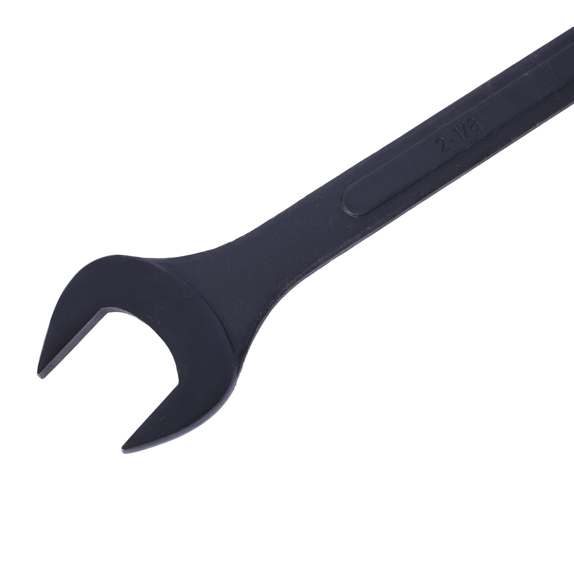 Black  inch openend wrench for plumbing and automotive repairs
