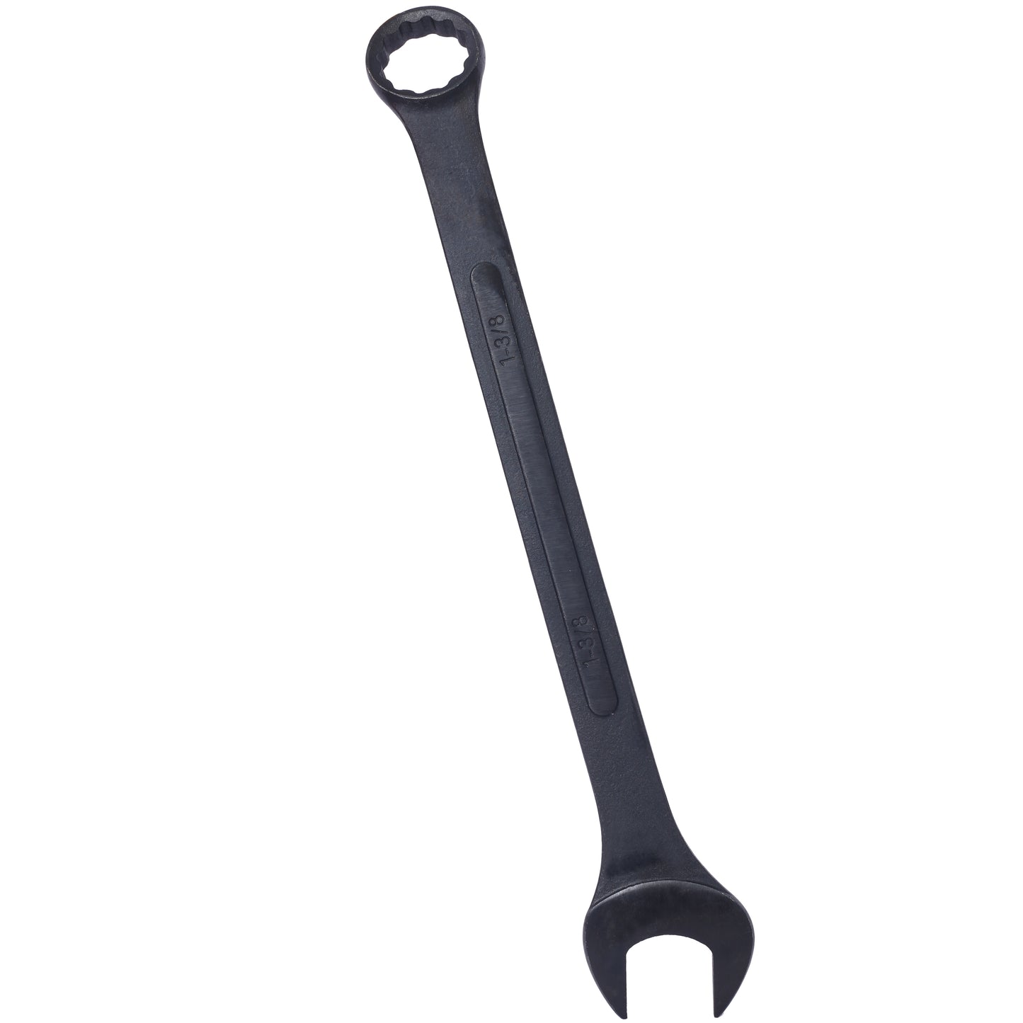 Dark grey  inch combination wrench with a polished finish for professional use