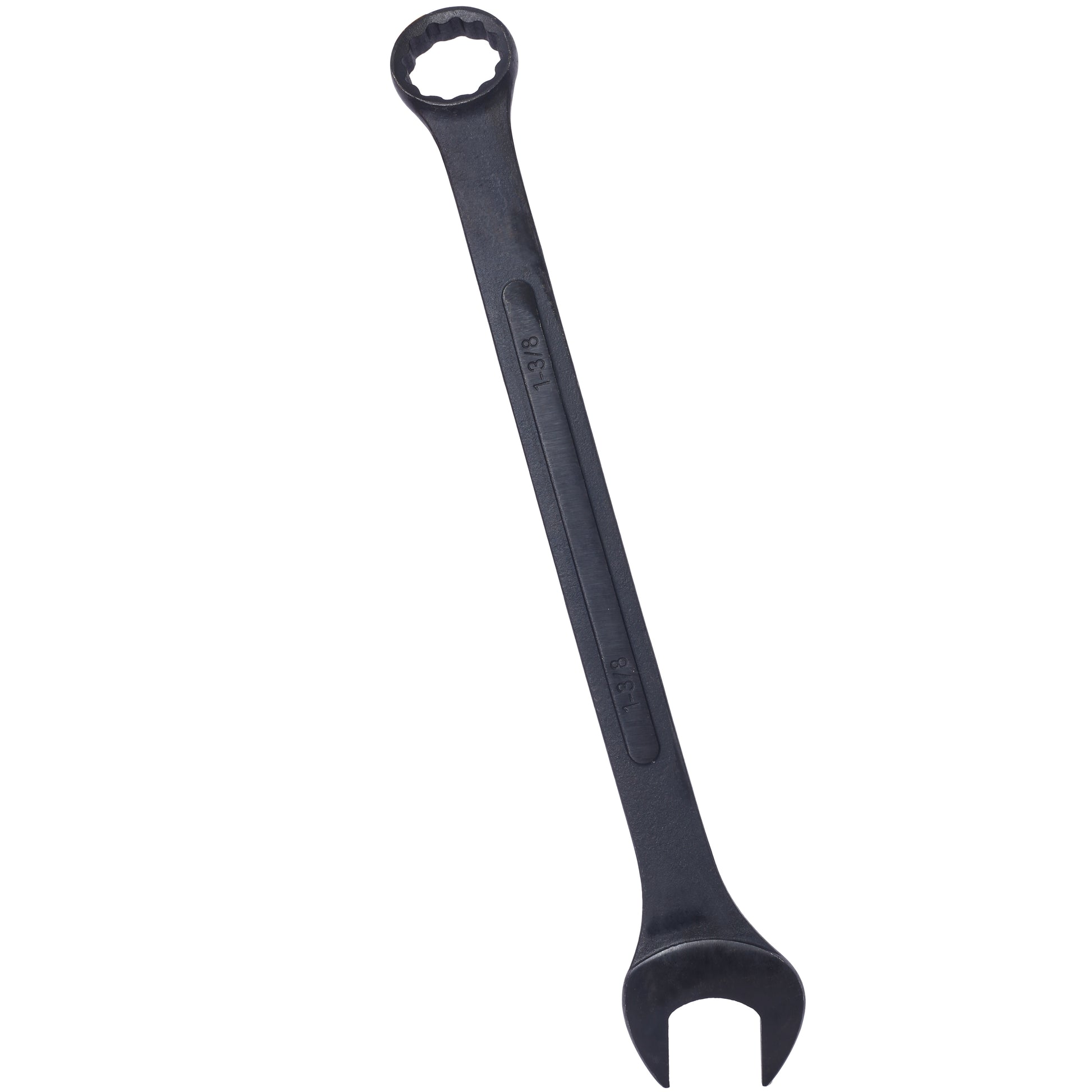 Dark grey  inch combination wrench with a polished finish for professional use
