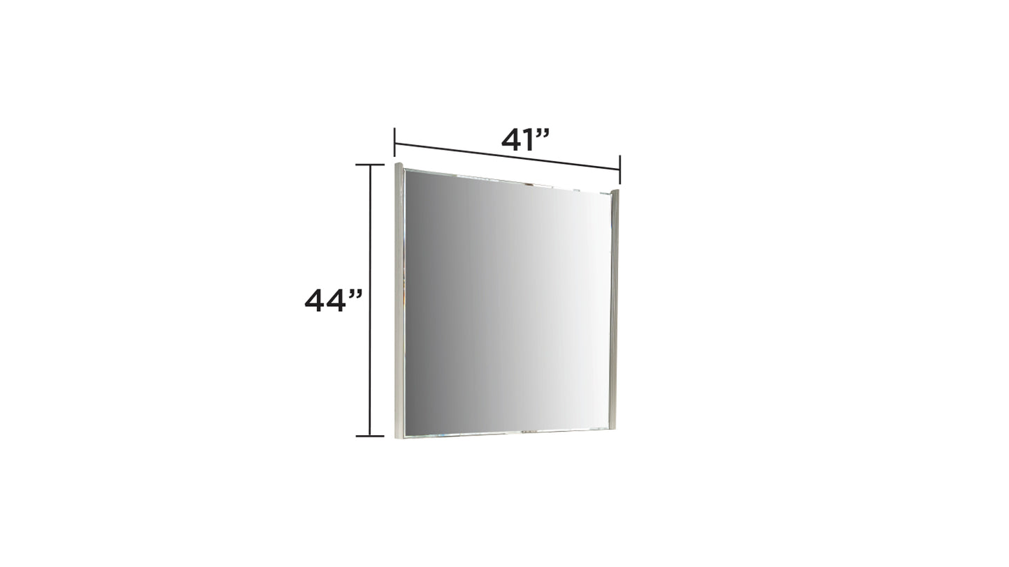 x  inch modern beveled edge wall mirror for living room