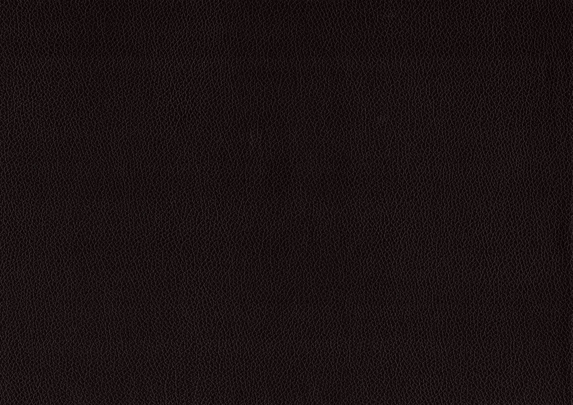 Dark brown faux leather texture with fine grain for upholstery