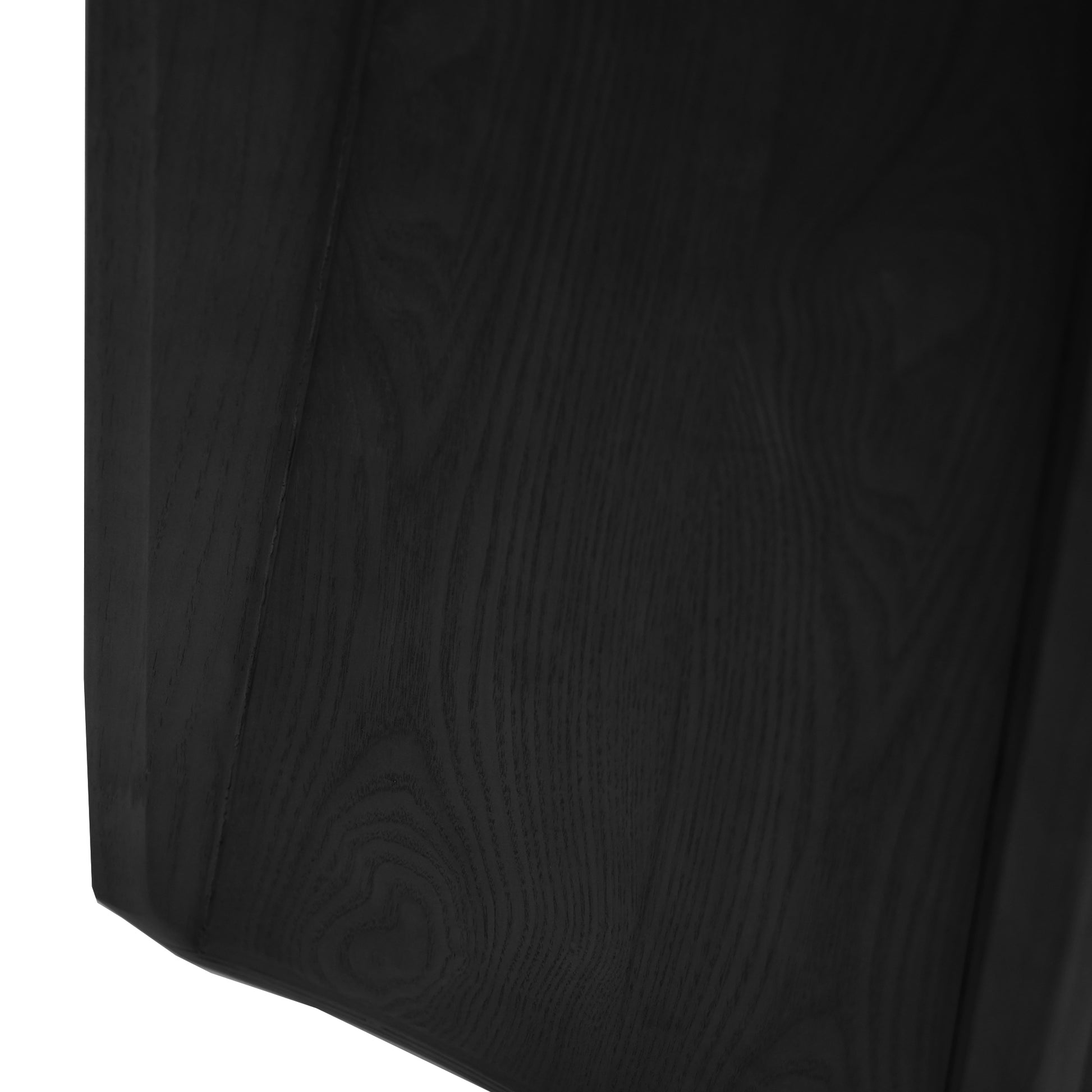 Dark wood grain texture on a modern furniture panel