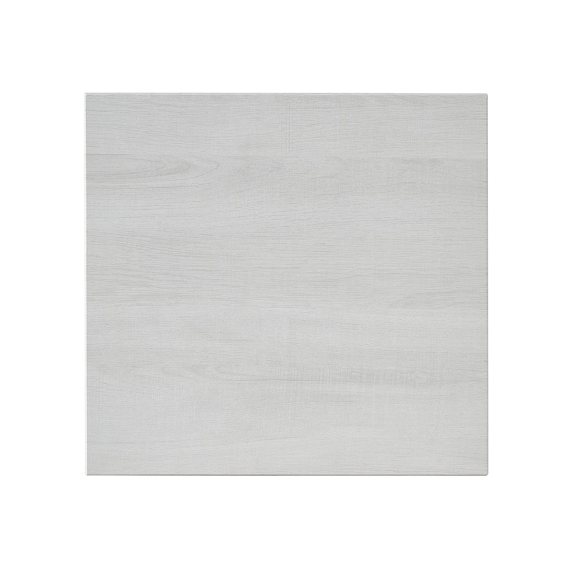 Light grey wood grain textured laminate flooring sample showing planks