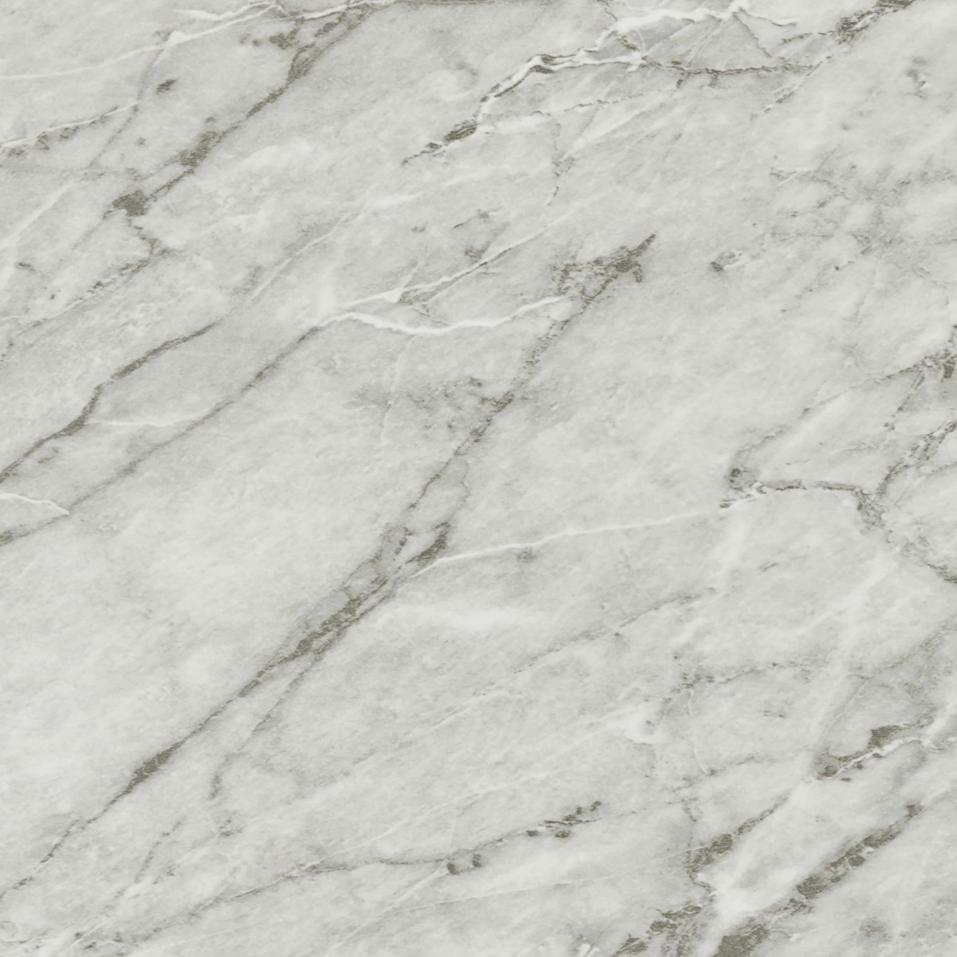 Classic white Carrara marble countertop sample with subtle gray veining