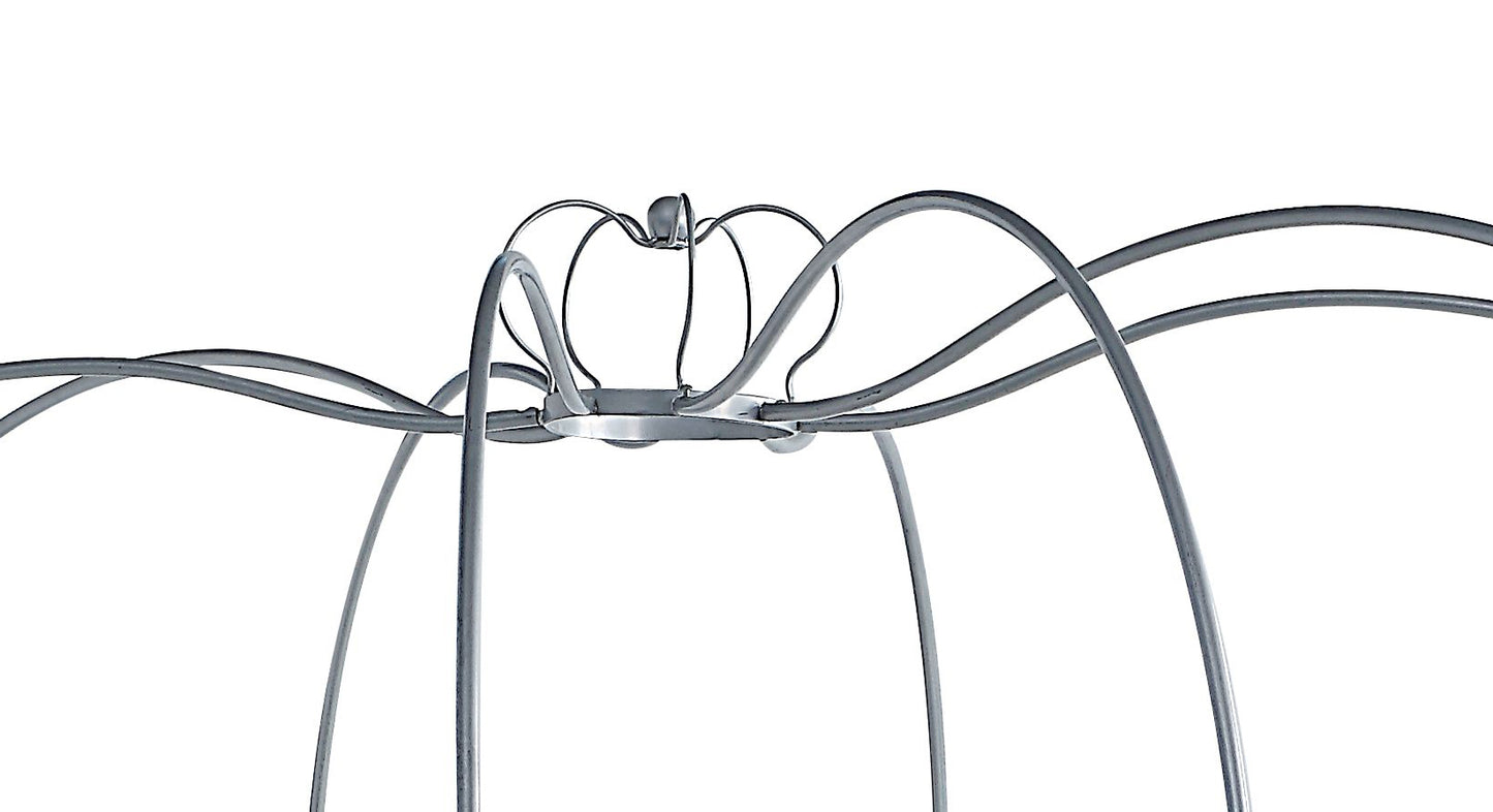 Silver wire spider planter frame