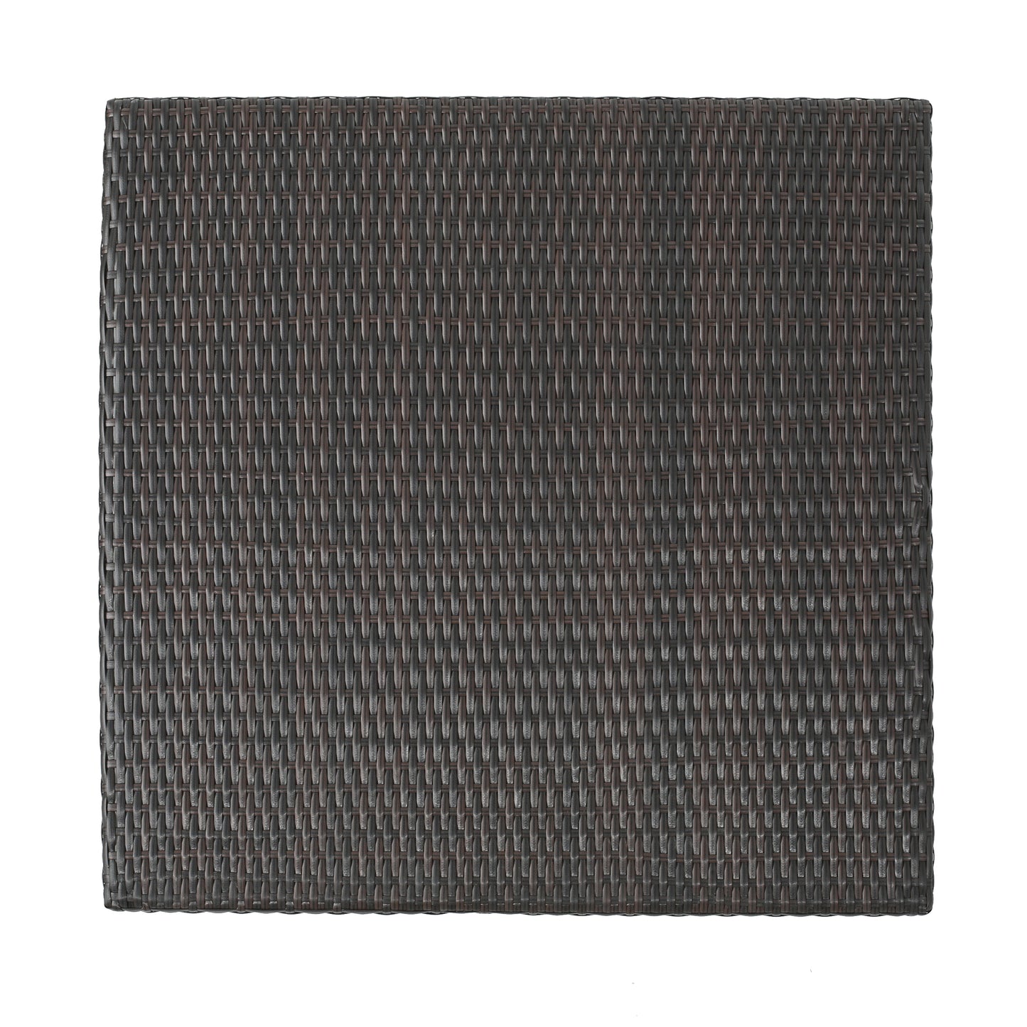 Dark brown rattan weave pattern