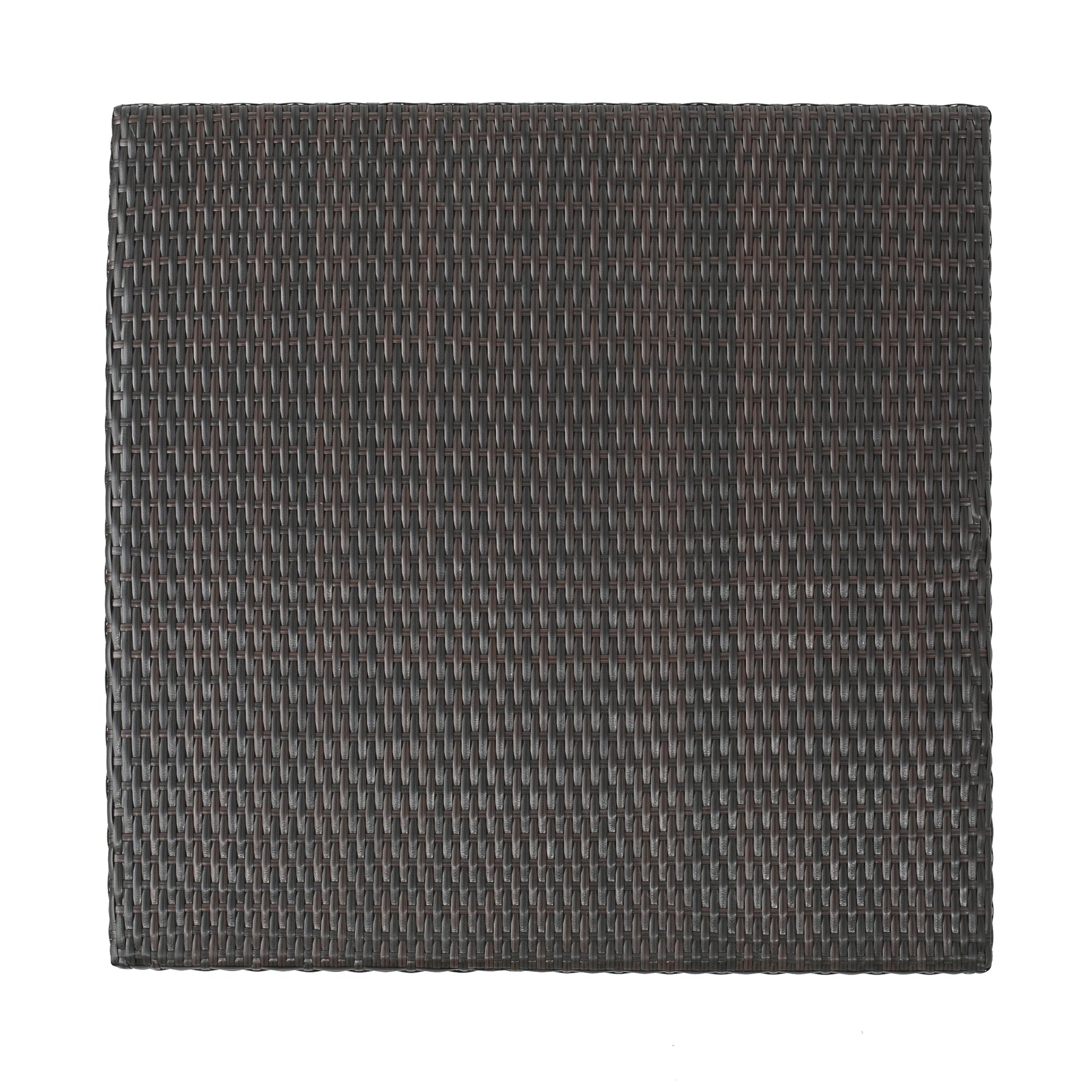 Dark brown rattan weave pattern